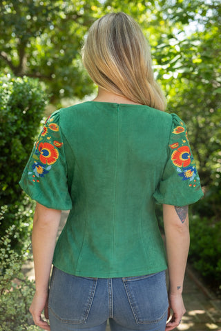 LINDS GREEN TOP 36780