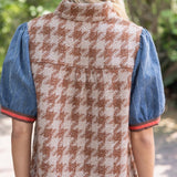 *KILEEN DENIM SLEEVE TOP 37002