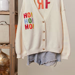Merry Christmas Graphic Sweater, Cream