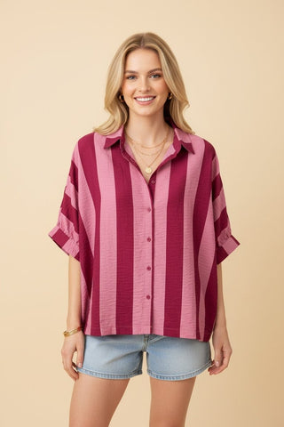 ARRONA STRIPED TOP 20273