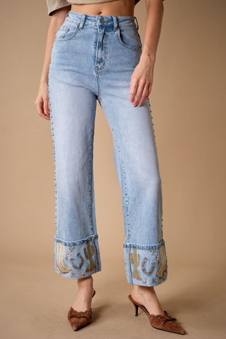 GRETCHIN DENIM PANT 60116