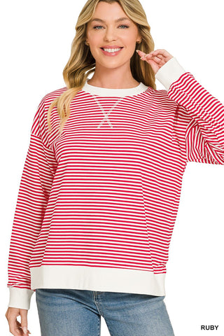 JILLIAN STRIPED TOP 3591