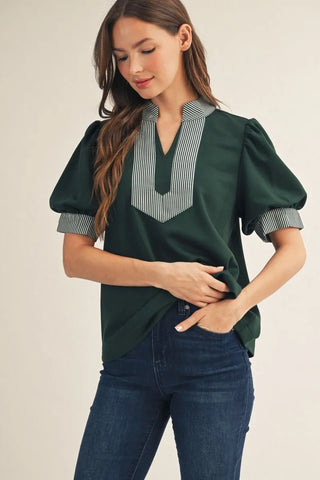 KIRANNA GREEN TOP 13435