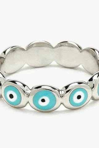 PURA VIDA RING BLUE EYEBALL