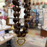 BRACHA NECKLACE CHARLOTTE HEART 338