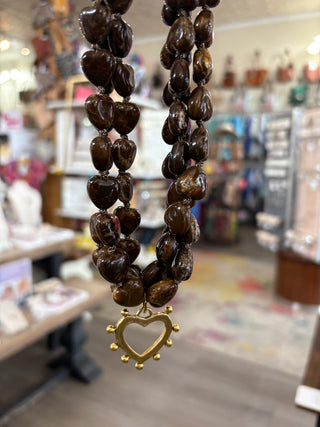 BRACHA NECKLACE CHARLOTTE HEART 338