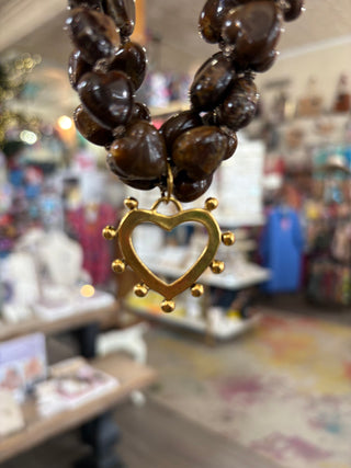 BRACHA NECKLACE CHARLOTTE HEART 338