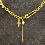 BRACHA 343 LUSTRE CHARM NECKLACE