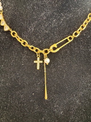 BRACHA 343 LUSTRE CHARM NECKLACE