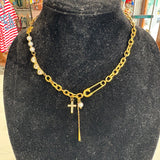BRACHA 343 LUSTRE CHARM NECKLACE