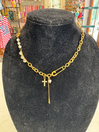 BRACHA 343 LUSTRE CHARM NECKLACE