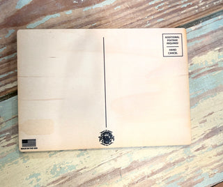 Waxahachie Wooden Postcard