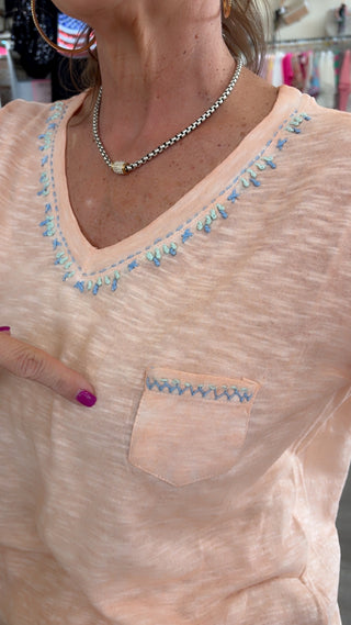 SONJA TOP in PEACH
