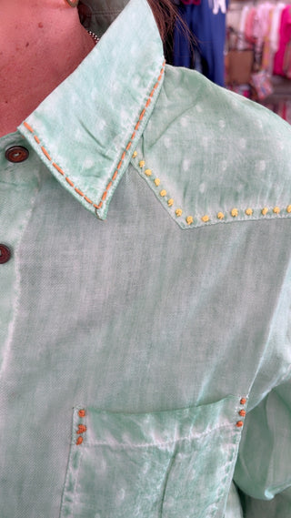 DORINA TOP in GREEN