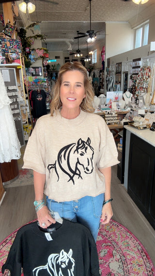 AMARI HORSE SWEATER 1328