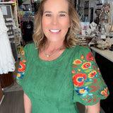 LINDS GREEN TOP 36780