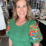 LINDS GREEN TOP 36780
