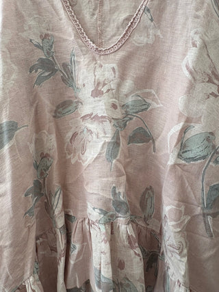 MADE IN ITALY LINEN TOP 8620