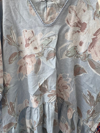 MADE IN ITALY LINEN TOP 8620