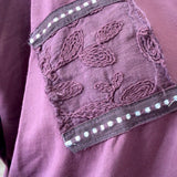 DIANA BURGUNDY TOP 91352