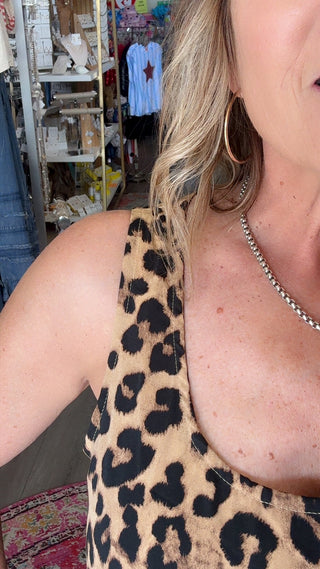 LARA LEOPARD DRESS 19563