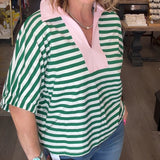 GLORIA TOP 19141 in GREEN