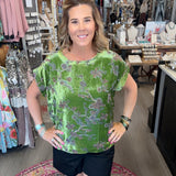 UMGEE GLENNA VELVET TOP 5523