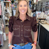 LILA TOP 1064 ESPRESSO