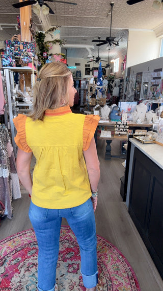 MELINDA RUFFLE TOP 36676