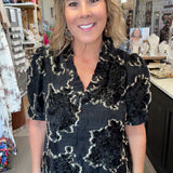 BRYNN TEXTURED TOP 37085