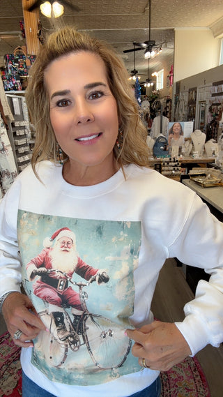 JOY CHRISTMAS RIDE SWEATSHIRT
