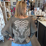 Aspen Tribal Batwing Sweater 0612