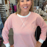 JILLIAN STRIPED TOP 3591