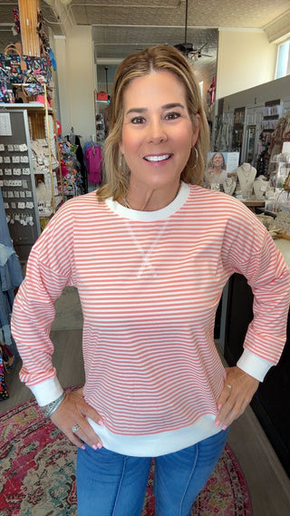 JILLIAN STRIPED TOP 3591