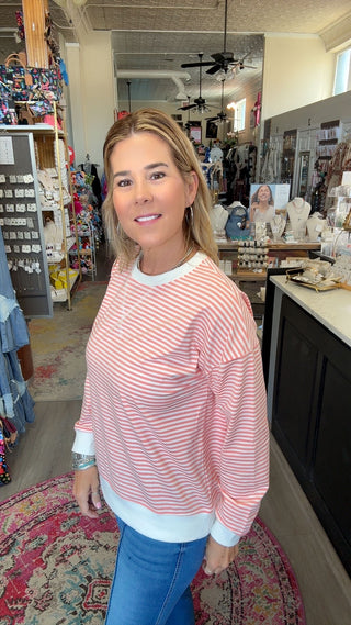 JILLIAN STRIPED TOP 3591