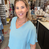 ELLE TOP 7124 BLUE/PURPLES
