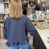 LEE ANNA STRIPED TOP 8162