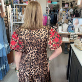 CECY LEOPARD DRESS 15802