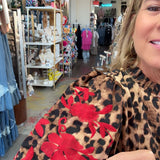 CECY LEOPARD DRESS 15802