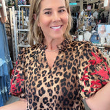CECY LEOPARD DRESS 15802
