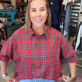 BETH PLAID TOP 20272