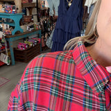BETH PLAID TOP 20272