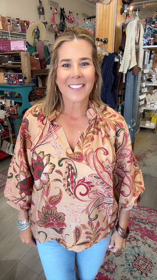 JULES FLORAL TOP 20001