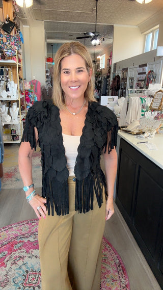 LIVY SUEDE VEST 3041