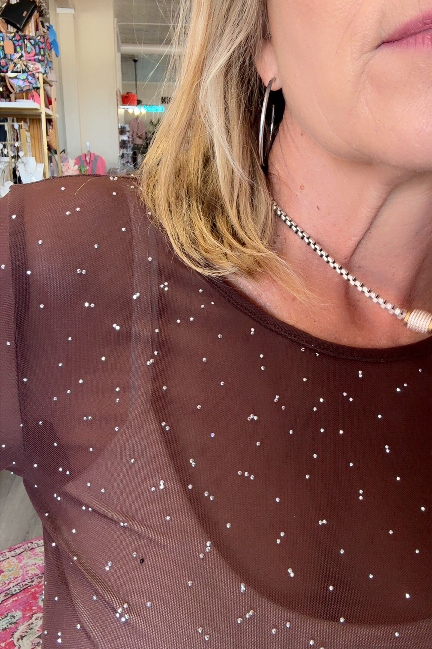 SANDEE SPARKLE TOP 4847