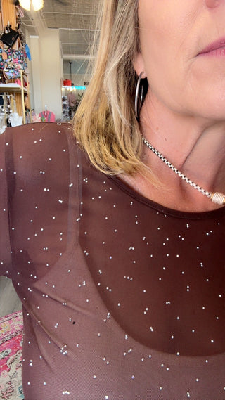 SANDEE SPARKLE TOP 4847