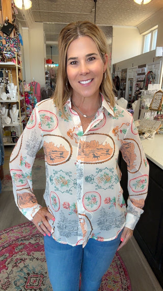 VERONICA CHIFFON TOP 33154