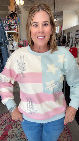 RUSSA FLAG TOP 23844