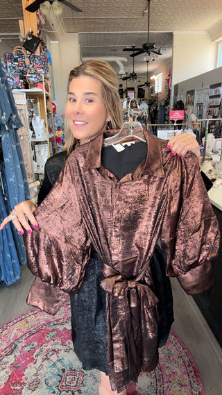 ALEXA METALLIC DRESS 16097