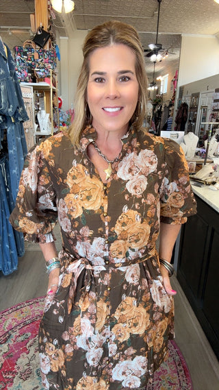 ELIZA FLORAL DRESS 1454